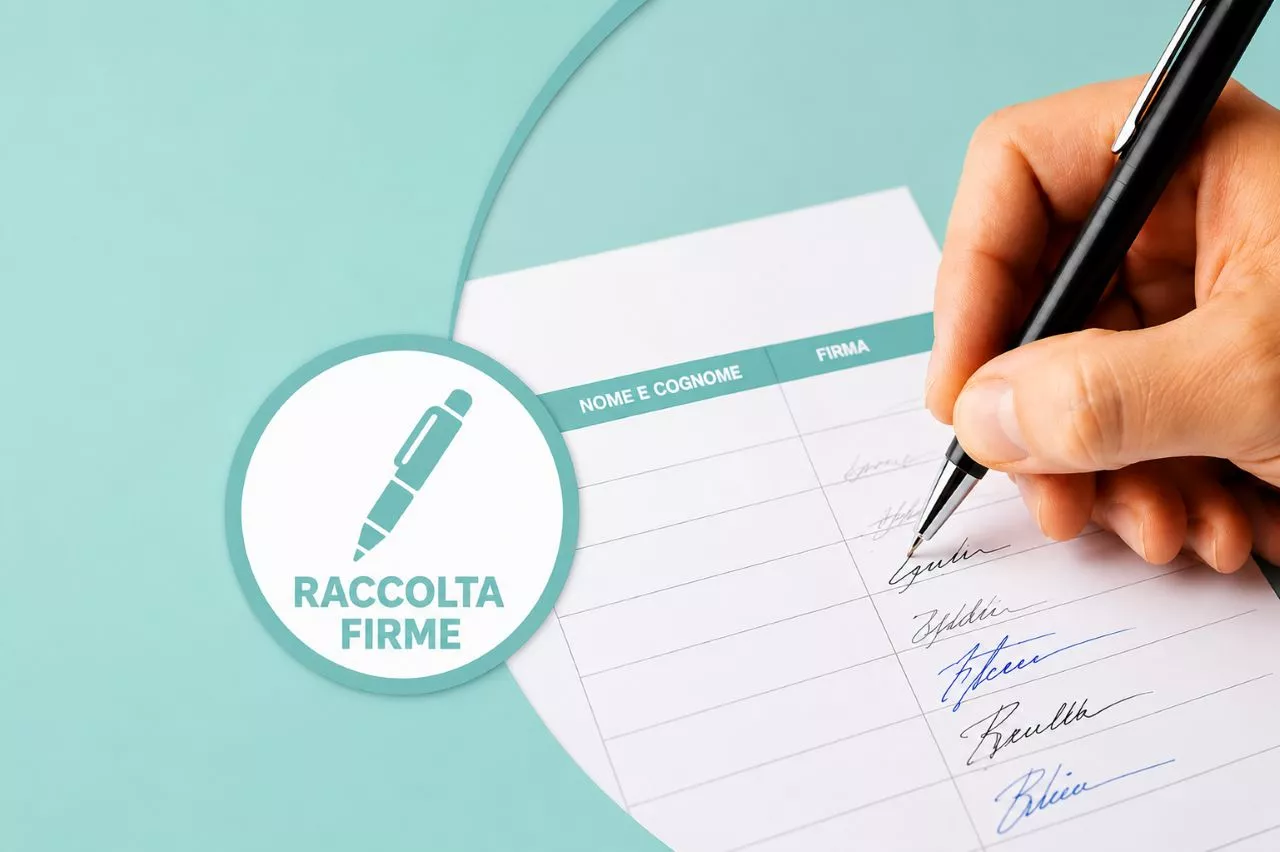 Raccolta firme per proposta di legge di iniziativa popolare